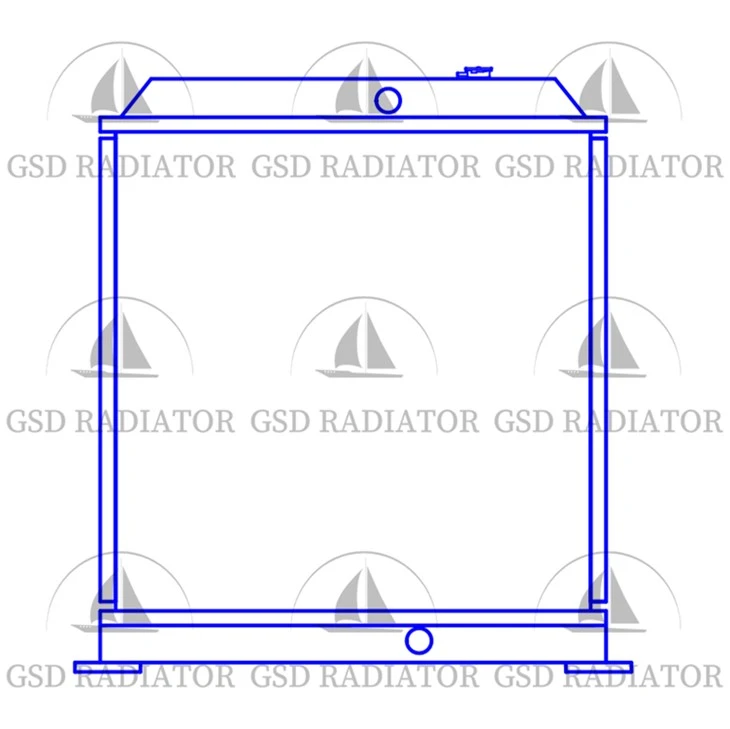 E385B E385C E390D 5090B Radiator 210-8030 2108030 untuk penggali kucing