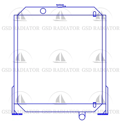 Yutong 966-2 Loader Radiator